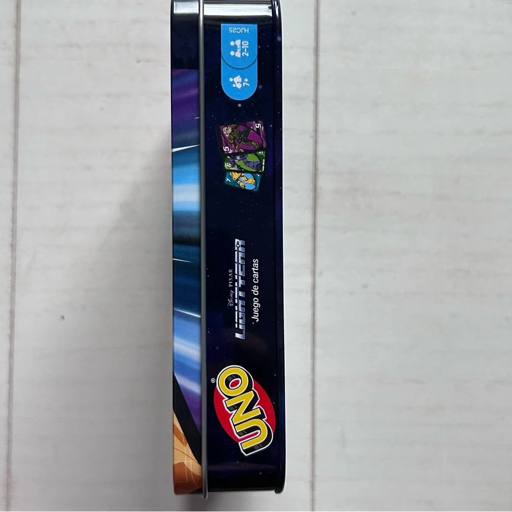 NIB‎ Mattel Games UNO Disney and Pixar Lightyear Card Game Collectible Tin